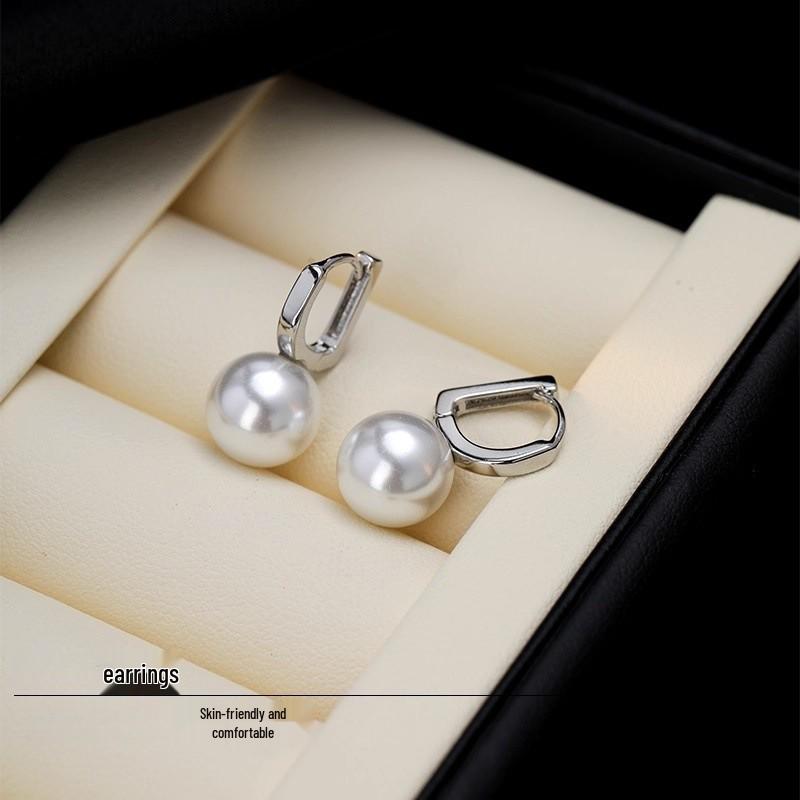 Серьги-кольца из стерлингового серебра 925 пробы: 2025 Современный Нишевый Дизайн - Элегантный и Роскошный для Женщин