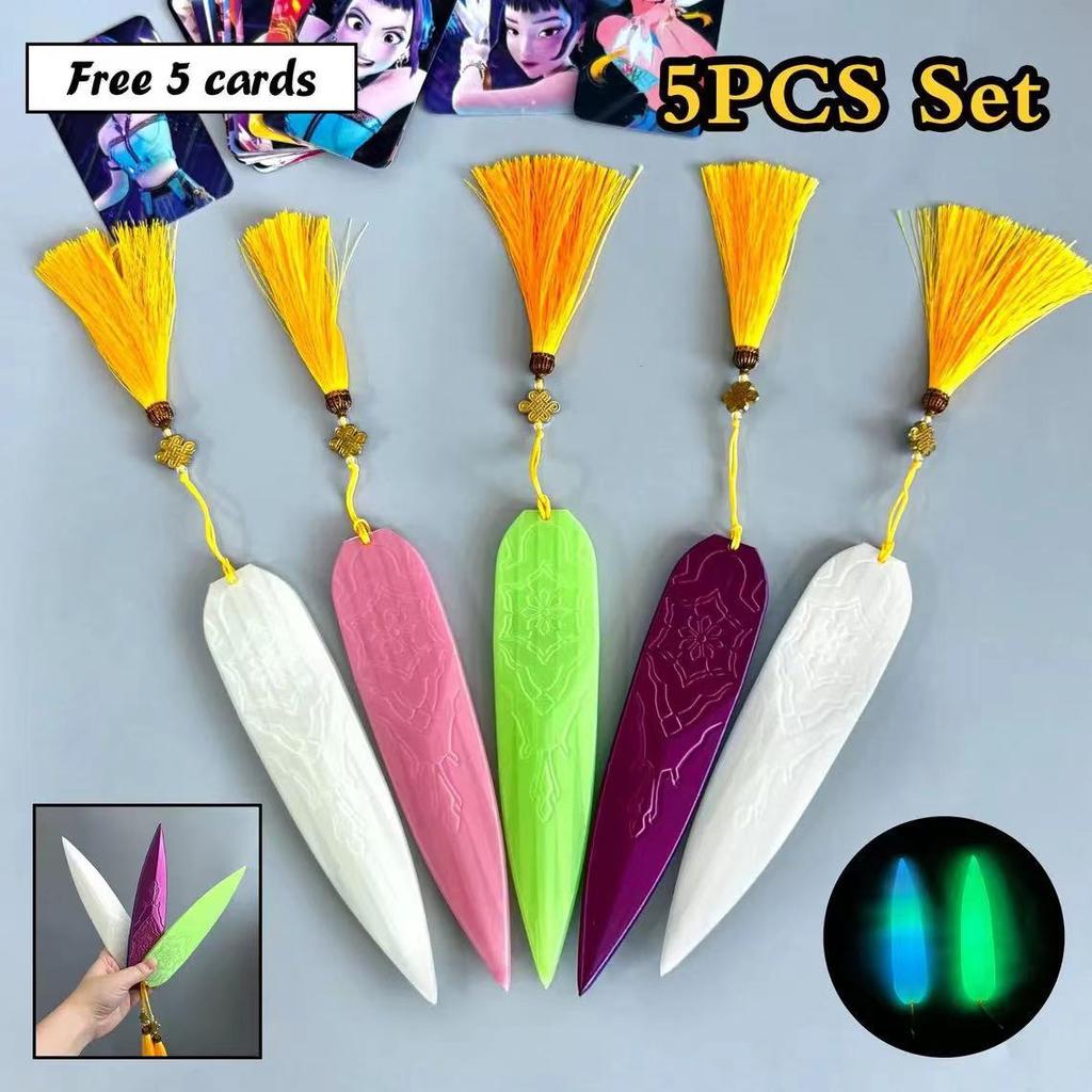 Non-Toxic Luminous Dart Weapons For Cosplay Huntrix Zoey Costume Accessories Kpop Demon Hunter Anime Movies Props Party Supplies