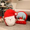 Мультяшный Санта Подушка-игрушка Плюшевая игрушка Кукла Лось Колокольчик Подушка-игрушка Детская тряпичная кукла Рождественский подарок