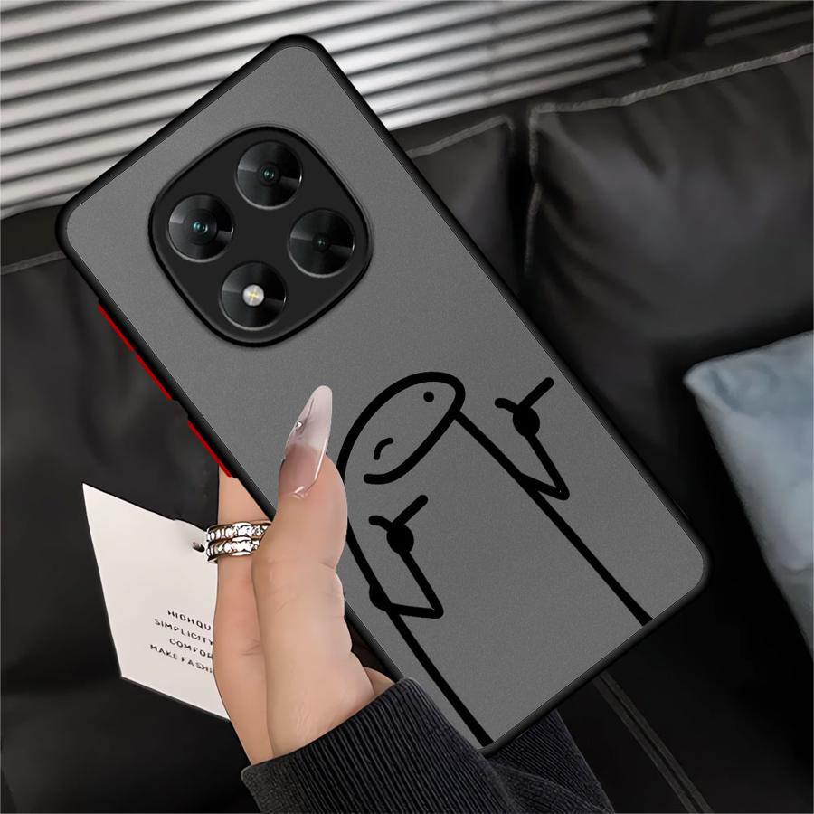 Крутая Линия Люди Чехол Задняя Крышка Телефона для Xiaomi Redmi Note 14 12 10 A4 11 14C 9S 13C 13 Pro Plus