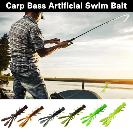 10 шт. 7 см/2,45 г Рыболовная приманка Хорошая гибкость Высокая эластичность Имитационный дизайн Яркий цвет