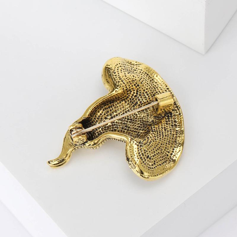 Брошь в виде шляпы ведьмы, старинная золотая брошь, булавка, волшебный подарок на Хэллоуин, ювелирная булавка