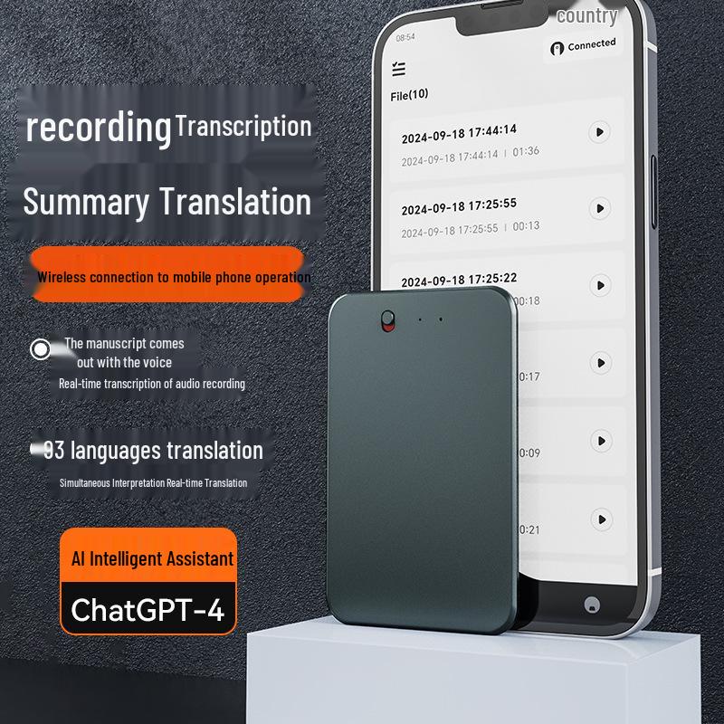 A3 ChatGPT Умный ИИ Диктофон и Переводчик