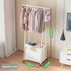 Rotating Multi-layer Coat Rack: Stylish Storage & Organization for Bedroom Floor.