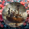 Beistle Металлическая настенная art D Стимпанк Дирижабль Винтажный Декор Дома Дюймовый Алюминиевый Знак для Гостиной Офиса