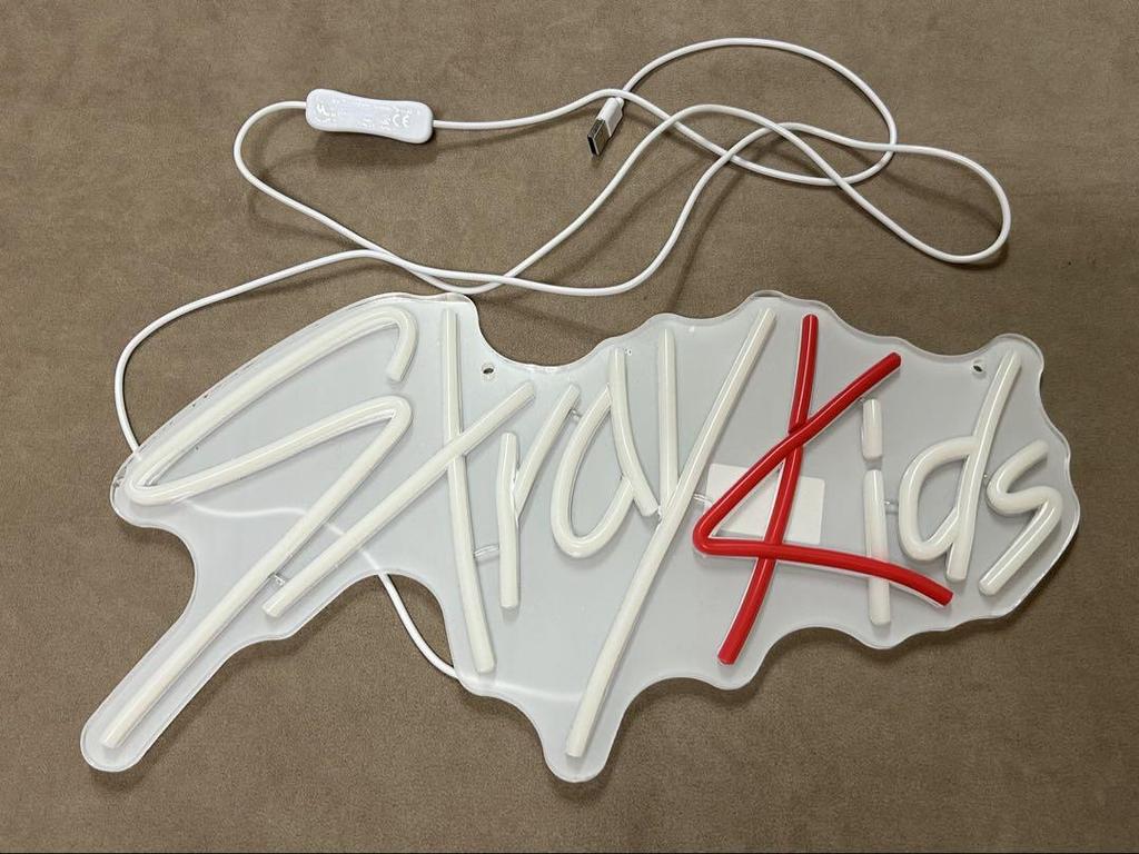 [USED] Stray Kids Neon Sign, Neon Tube Light, Stray Kids USB
