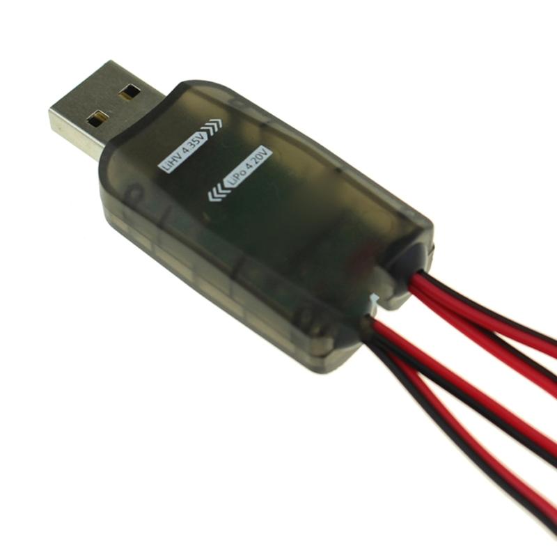 4-слотовый USB-адаптер для зарядки аккумуляторов для V911 1S 3,7 В/3,8 В LiPo/LiHV с идентификацией и множественной защитой