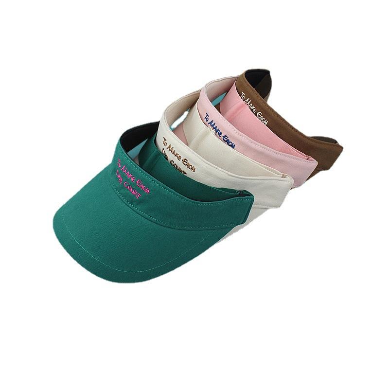 2024 новая шляпа женская летняя интернет-знаменитость пустая шляпа-цилиндр для занятий спортом на открытом воздухе кепка для бега топлесс солнцезащитная шляпа