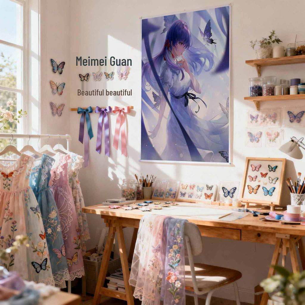 Судьба Ночь Птицы Небес Эмия Широ и Мато Сакура Постер из Комнаты в Общежитии - HD Самоклеящаяся Настенная Наклейка