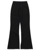 MOAA Raw Edge Flare Sweatpants (Black)