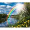 Полный 5D Diy Алмазная картина Радужный пейзаж Алмазная вышивка Наборы для вышивки крестом Домашний декор Подарок ручной работы
