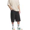 adidas Оригинальные Повседневные Шорты Унисекс Средние Джинсовые Черные JX5005