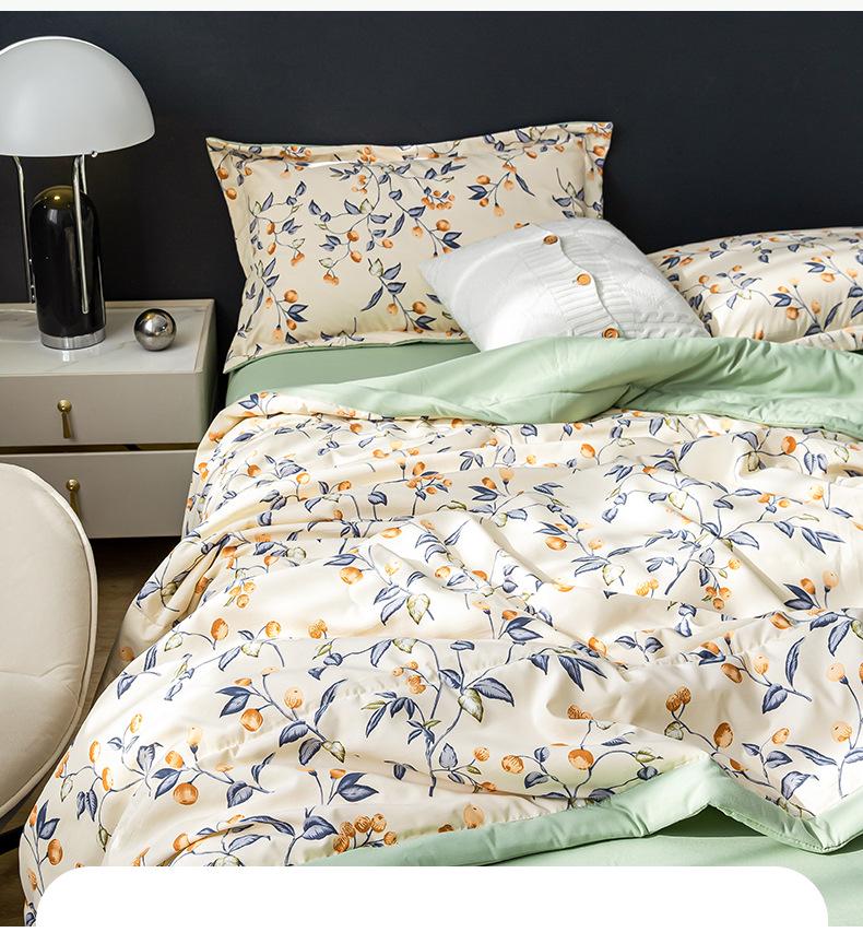 Комплект одеял из двухслойного стираного хлопкового льна типа А на лето – приятный для кожи подарок для школьников и малышей