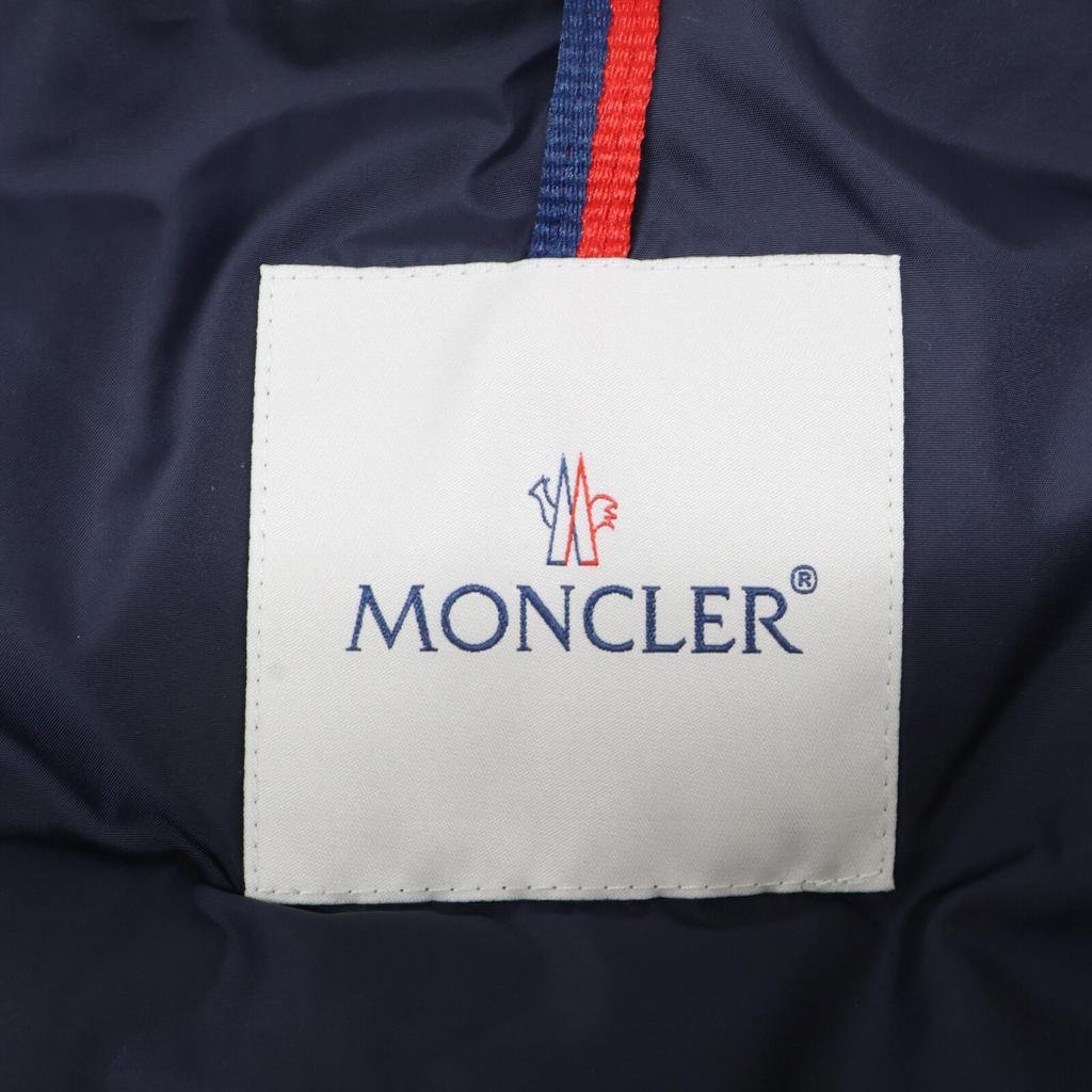 MONCLER [22 year old model] MAYAF Maya fur/hooded down jacket Jacket 2 NavyUsed