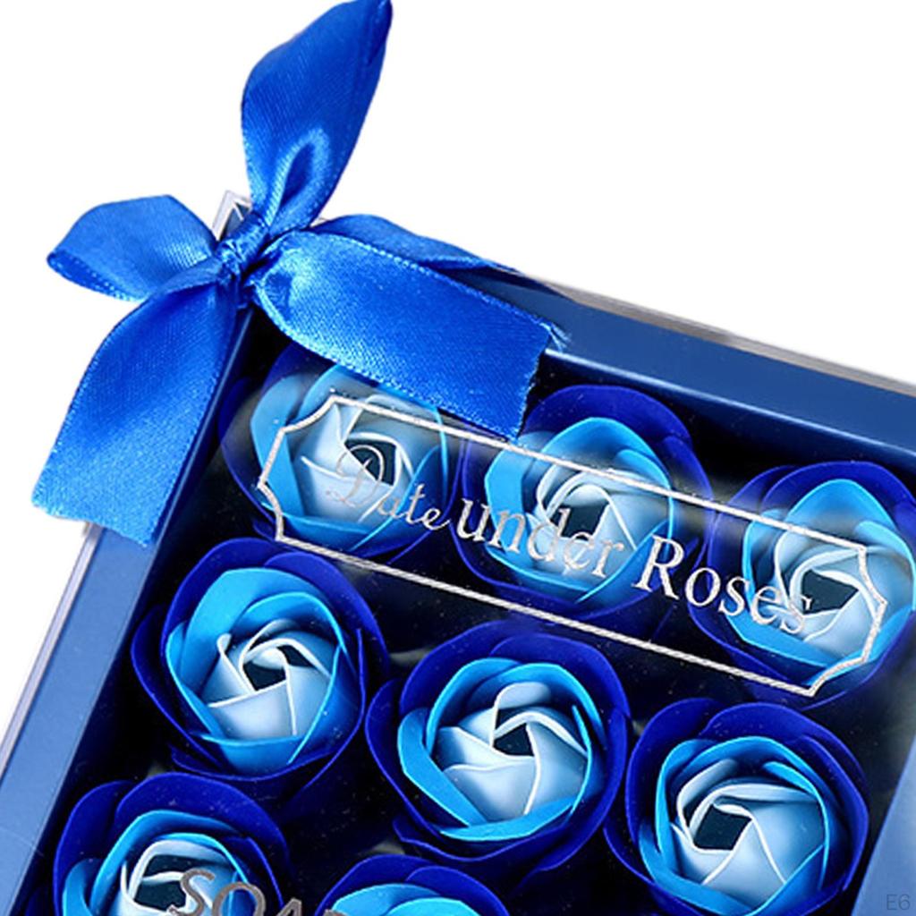 Набор мыльных роз ручной работы в подарочной коробке На годовщину Мягкое прикосновение День святого Валентина для