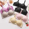Chic Women Bra Push Up Daily Wear Rhinestone Decor Prevent Sagging Lady Bra Lady Inner Wear Clothes