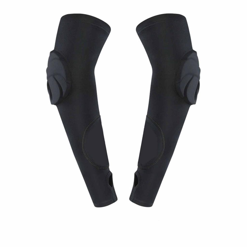 Толстый налокотник для волейбола - Защитный рукав от столкновений, Эластичный спортивный налокотник, Защита пальцев, локтей, запястий для тренировок и соревнований