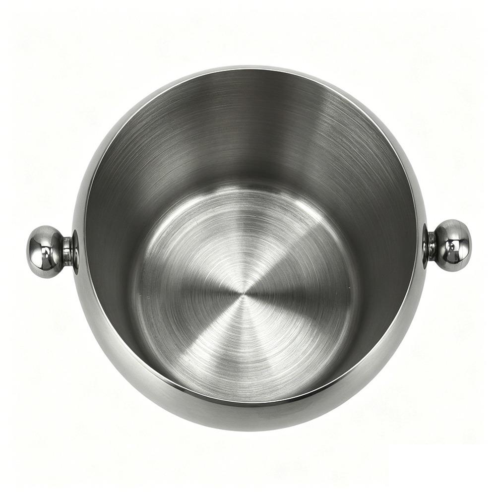 Rustproof Wine Chiller Stainless Steel Beverage Tub Insulated Champagne Bucket Home
