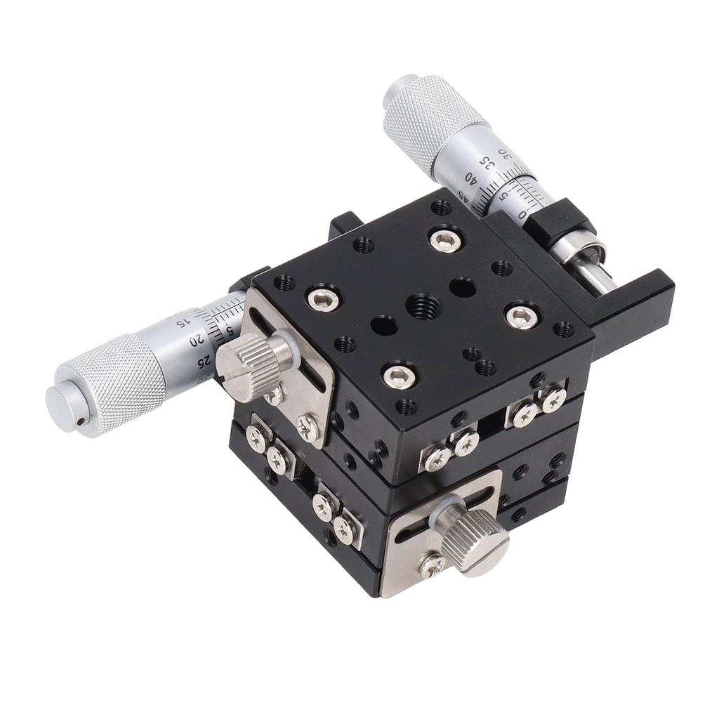 Micrometer Knob Type Sliding Table High Accuracy Manual XY Axes Linear Slide Stage