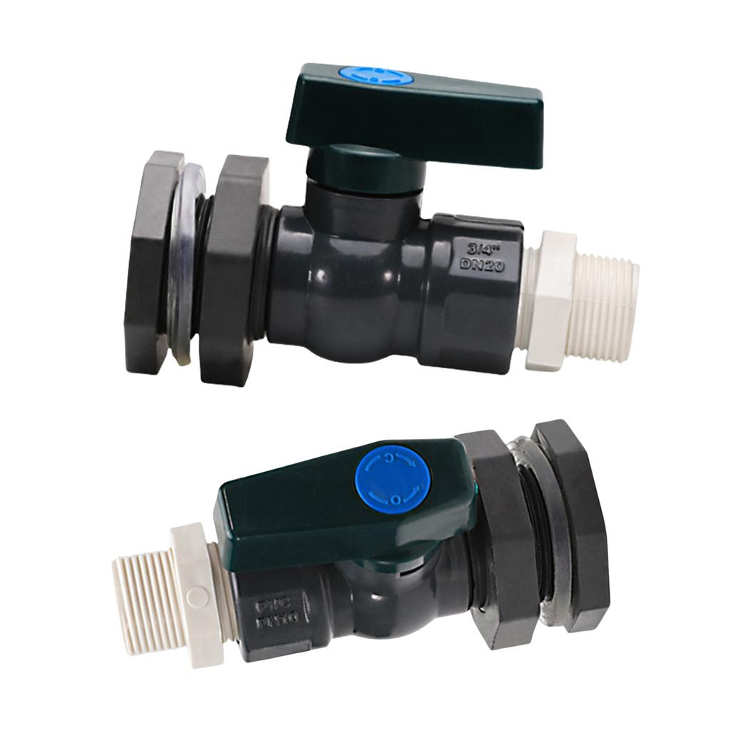 Durable Spigot Kit for Rain Barrels Quick Install Plastic Ball Valve Spigot Set for Home and Garden Water Systems
