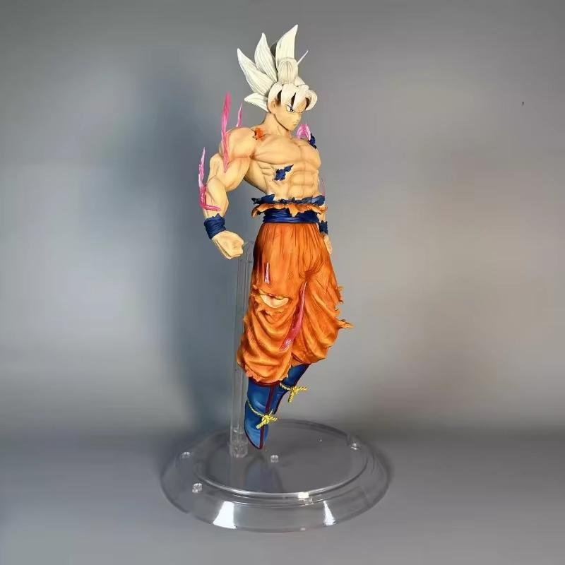 35CM Figure Son Goku Kakarotto Bejita Yonsei Three Heads Anime Figures PVC Statue Model Action Figurine Gift Toy