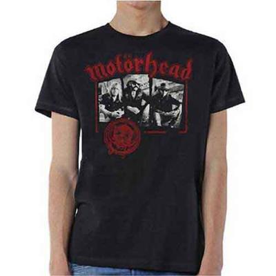 Черная футболка с принтом Motorhead, новая, унисекс
