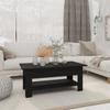 VidaXL Coffee Table Black 102x55x42 Cm Particleboard