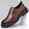 Men's Leather Shoes New Dress Derby Shoes British Trend Casual Shoes Wedding Men's Shoes 2025