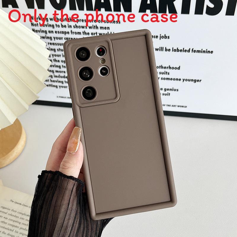 For Samsung S24fe Minimalist Silicone Phone Shell With Shockproof Features For Comfortable Grip