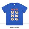 Женская футболка с принтом Born To Be Moody, 100% хлопок, свободные футболки с саркастическим принтом для мужчин, летние топы, уличная одежда в стиле эмо