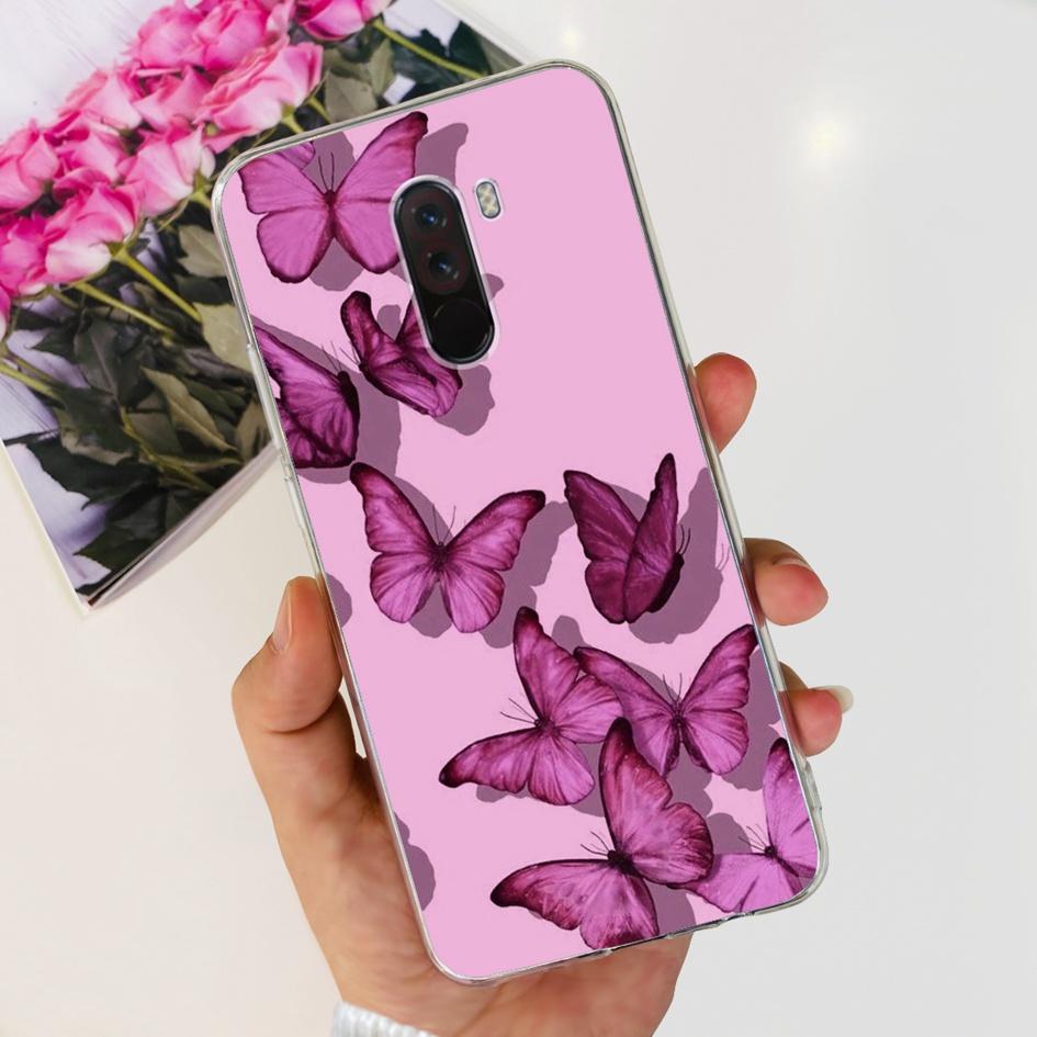 6,81" Чехол для Xiaomi Mi Pocophone F1 Силиконовая задняя крышка Модный ТПУ чехол для телефона Для Xiaomi Poco F1 Чехлы PocofoneF1 Мягкий бампер