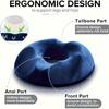 1pc Orthopedic Memory Foam Donut Pillow Coccyx Seat Cushion Hemorrhoid Cushion Tailbone Cushion for Pregnant Butt Cushion