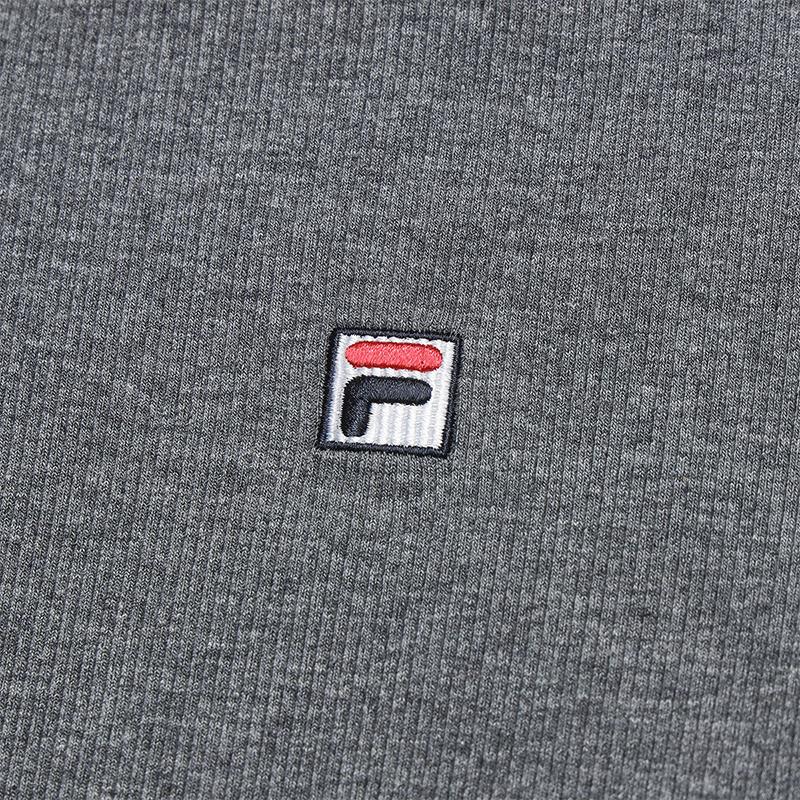 New FILA HERITAGE Knitwear Women's Sesame Seeds Heather Gray F11W548204FMG