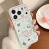 Милый мультяшный чехол для телефона с котиком для iPhone 16, iPhone 17, iPhone 17 Pro Max