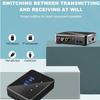 Receiver Transmitter FM Bluetooth 5.4 Stereo AUX 3.5mm Jack RCA Optical Handsfree Call NFC Wireless Audio Adapter TV Car Speaker