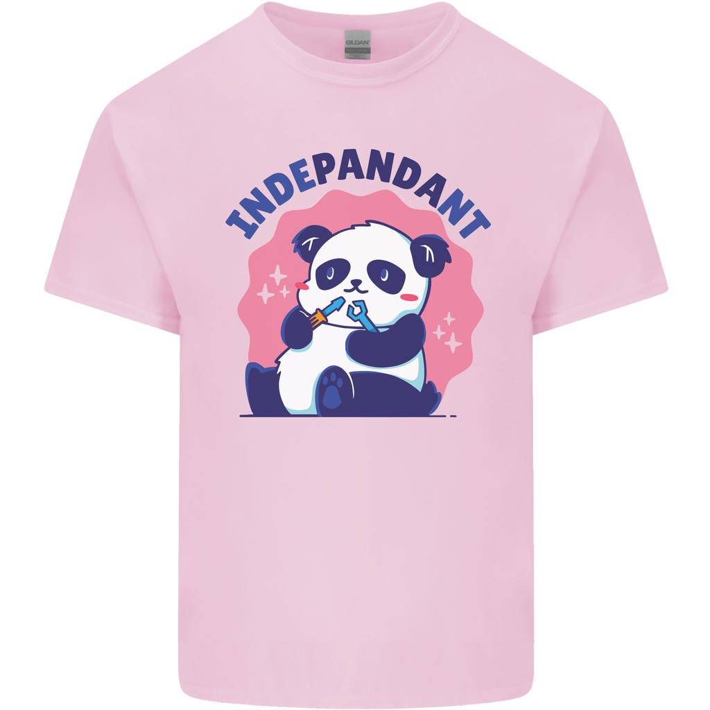 Indepandant Funny Independant Panda Bear Unisexs Light Cotton TShirt