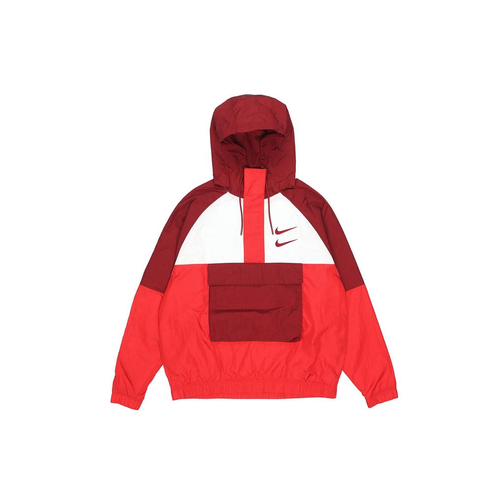 Nike NSW Swoosh Woven Jacket Men Outerwear Red DJ0477-677