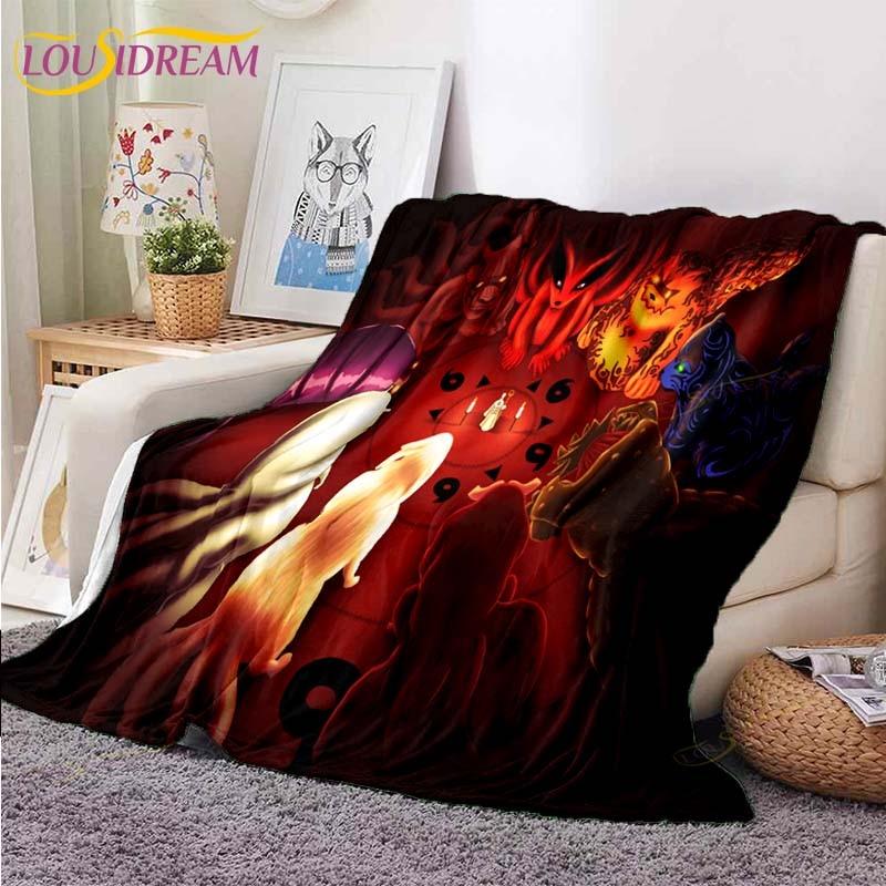 Одеяло Наруто, одеяло с рисунком Наруто, пододеяльник для дивана, дорожное постельное белье, фланелевое одеяло, покрывало