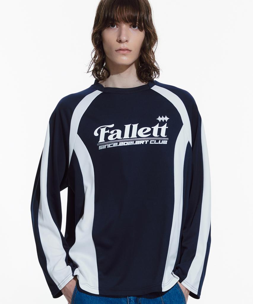 FALLETT Sports Club Football Jersey Long Sleeve Navy