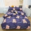 Comfortable and Warm Dormitory Bed Three-piece Set, Bed Sheet Quilt Cover Four-piece Set