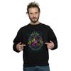 Harry Potter Mens Neon Hogwarts Crest Sweatshirt