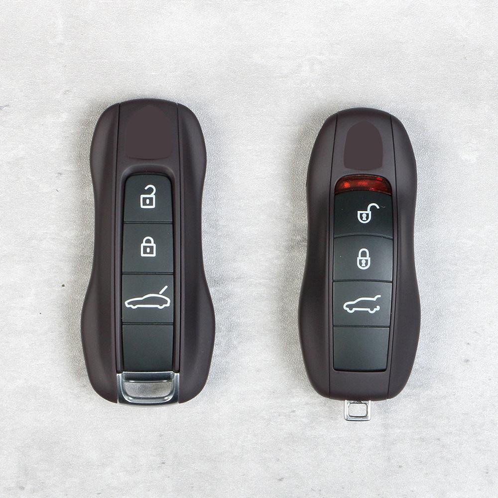 For Porsche Key Case Cayenne Macan Paramela 718 911 Raspberry Purple Key Replacement Case