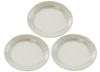 Mino Ware Small Plate Set of 3, Natural White, Approx. Diameter 12.3 X Height 2cm, Tableware Set, Ceramic, Microwave and Dishwasher Safe, Made In
