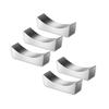 Nicheez Stainless Steel Chopstick Simple Cutlery Set of 5 Rests, Design, Rest, (Silver)