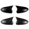 2PCS Car Rearview Mirror Cover for Chevrolet Cruze 2009-2014 Side Wing Rear View Mirror Covers Trim with OX Horn Car Styling