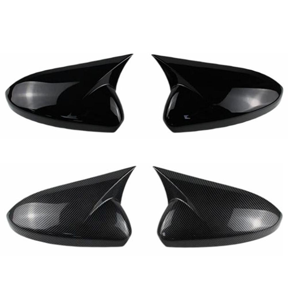 2PCS Car Rearview Mirror Cover for Chevrolet Cruze 2009-2014 Side Wing Rear View Mirror Covers Trim with OX Horn Car Styling