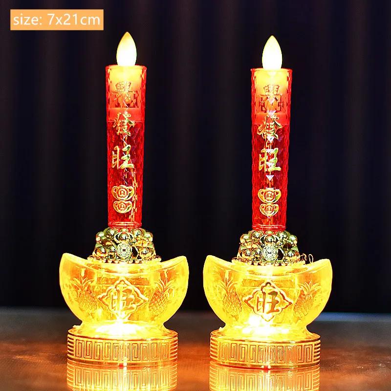 2 шт. имитация пламени буддийской Гуаньинь закрепленное украшение для дома фэн-хуэй украшение приносящее удачу