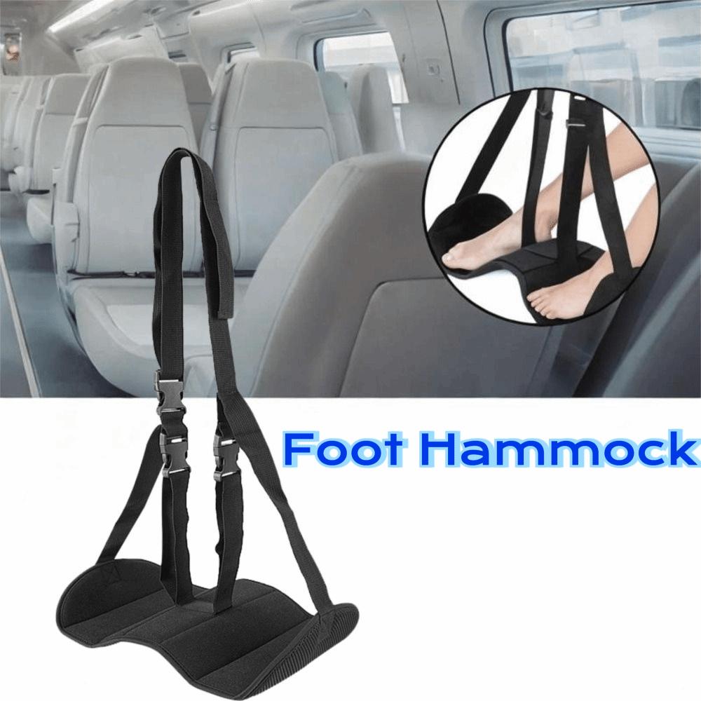 Breathable Airplane Foot Hammock Adjustable Airplane Foot Rest Leg Support Cushion Train Bus