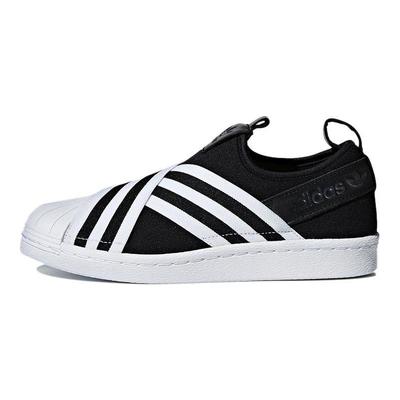 Черные женские кроссовки Superstar Slip-On Core, обувь-белый AC8582