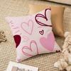 Lovely heart of love my beloved Pillow Case Anti-dustmite Invisible zipper Sofa Bed